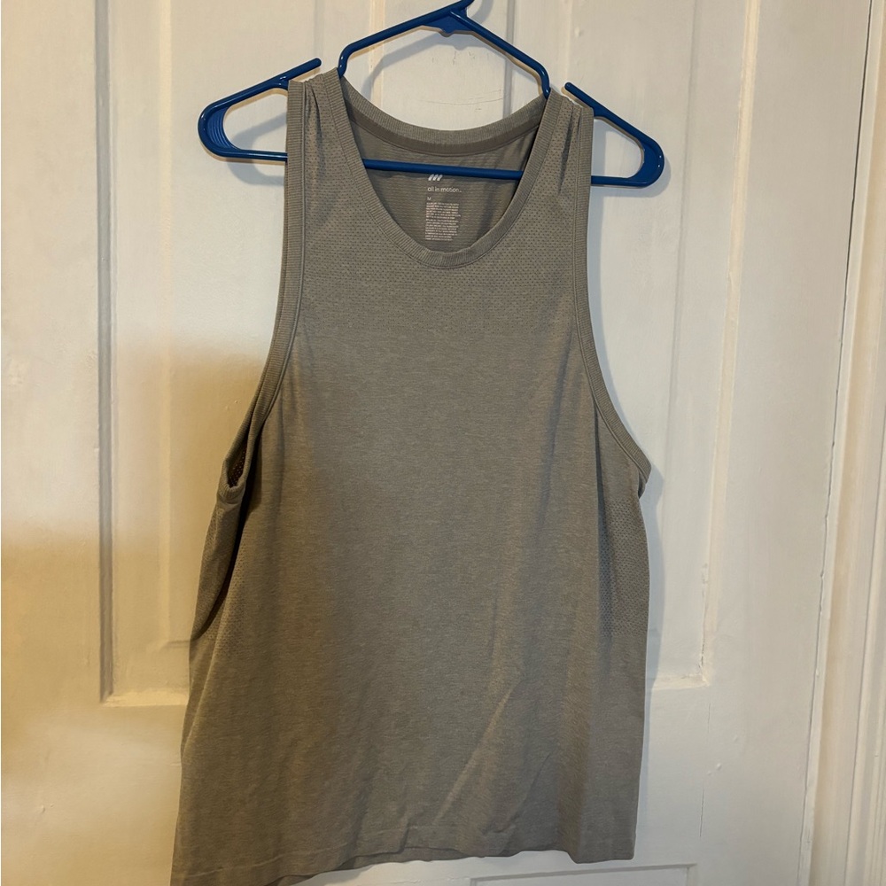 All in Motion Green Tank Top with Wide Arm Openings